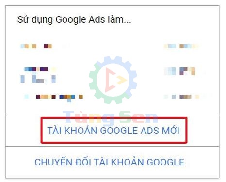 Tạo Tài Khoản Google Ads Cá Nhân Mới